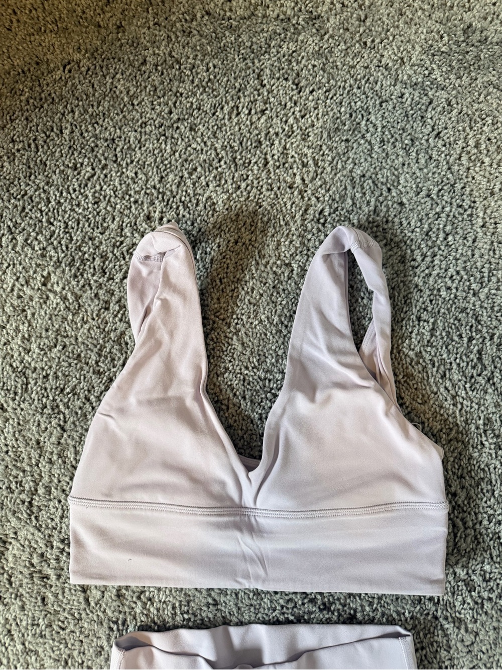 Lululemon Align Light Lavender V-Neck Sports Bra - Picture 6 of 9